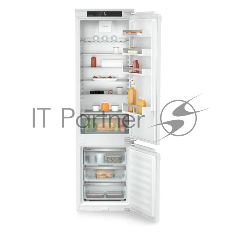Встраиваемые холодильники Liebherr Pure, ниша 194 см, EasyFresh, МК NoFrost 3 контейнера, сенсорный дисплей Touch, door-on-door.