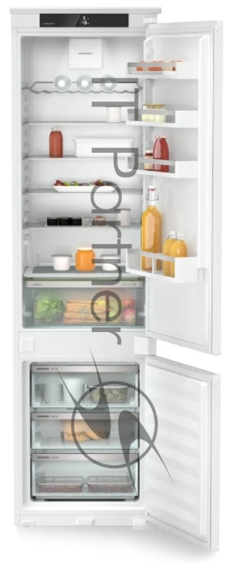 Встраиваемые холодильники Liebherr Pure, ниша 194 см, EasyFresh, МК NoFrost 3 контейнера, сенсорный дисплей Touch, door sliding.