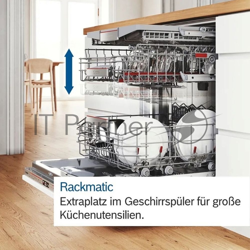 Встраиваемая посудомоечная машина Bosch SMV6ECX00E 60см.,EcoSilence Drive,HygienePlus,14 комплектов,7программ,TimeLight