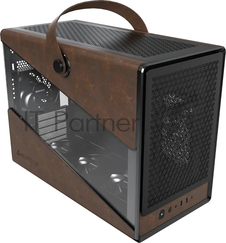 Корпус Montech Heritage PRO (B) черный без БП mATX 5x120mm 2x140mm 2xUSB3.0 audio bott PSU