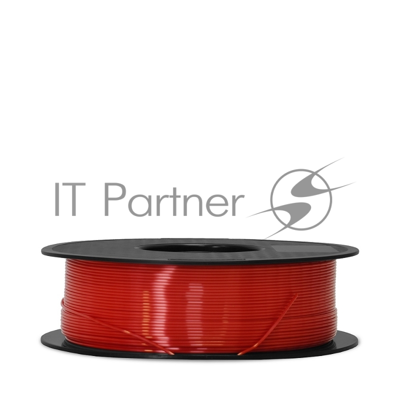 Филамент Crown Micro CM-FILPLAS003R PLA Silk 1.75 1кг красный