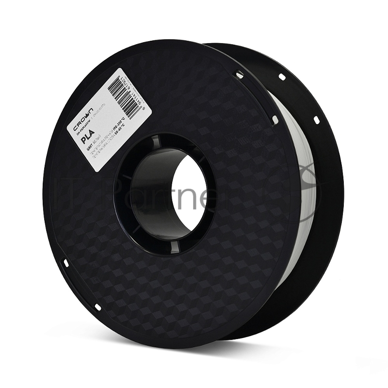 Филамент Crown Micro CM-FILPLA001W PLA 1.75 1кг белый