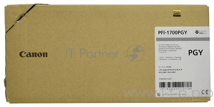 Струйный картридж Canon PFI-1700PGY (Photo Gray) (0782C001)