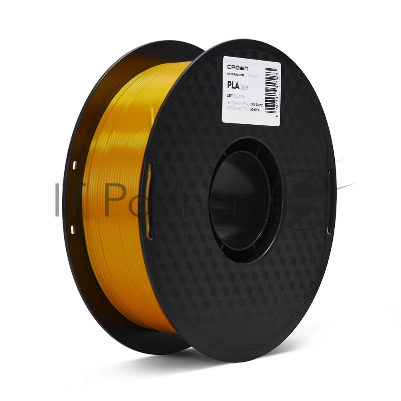 Филамент Crown Micro CM-FILPLAS007Gd PLA Silk 1.75 1кг золотой