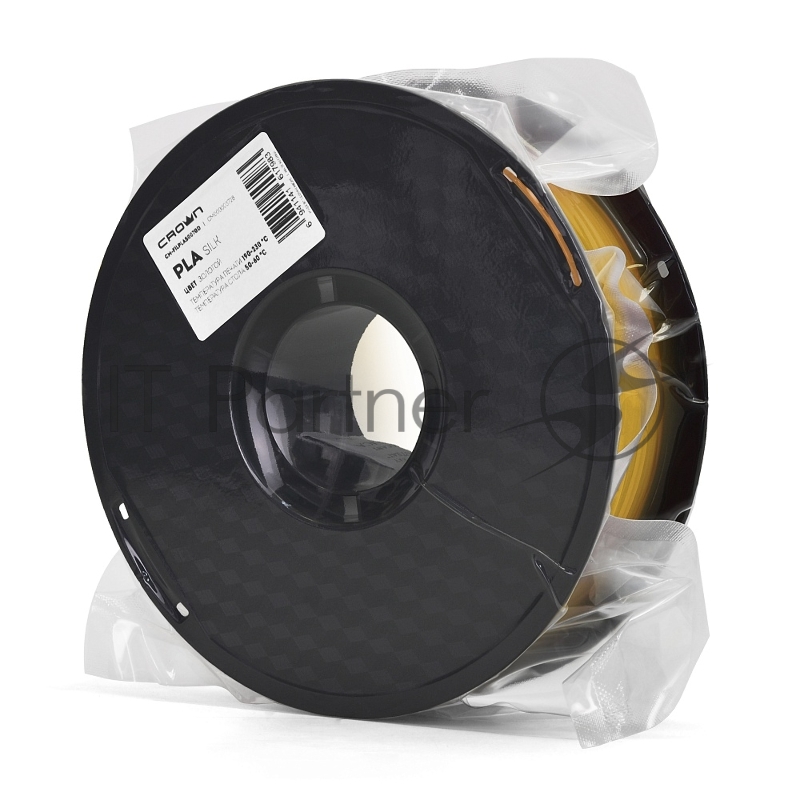 Филамент Crown Micro CM-FILPLAS007Gd PLA Silk 1.75 1кг золотой
