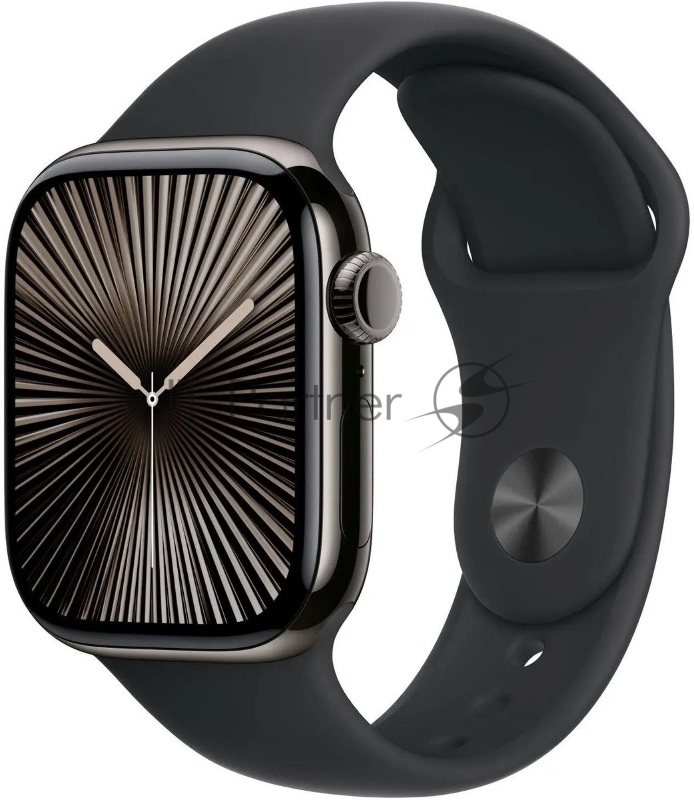 Часы Apple Watch S10 42mm Jet Black Aluminium Case/Black SB S/M MWWE3ZP/A A2997 195949572333