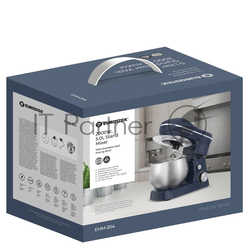 Миксер планетарный Eurostek EHM-204, чаша 5л