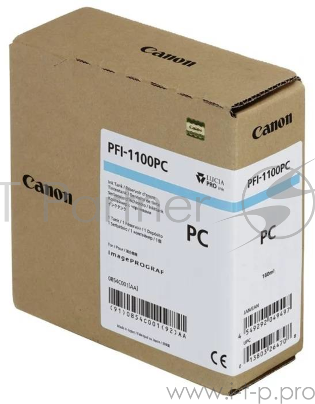 Струйный картридж Canon PFI-1100PC (Photo Cyan) (0854C001)