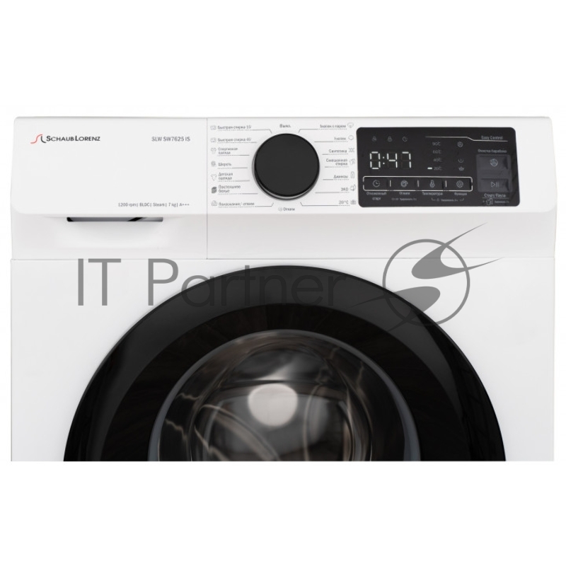 Стиральная машина SCHAUB LORENZ SLW SW7625 IS белый, загрузка вертикальная 7 кг, 1200 об/мин., класс: A+++