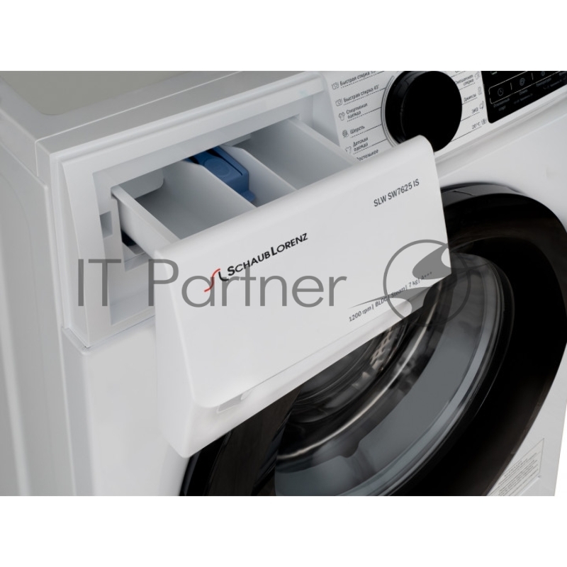 Стиральная машина SCHAUB LORENZ SLW SW7625 IS белый, загрузка вертикальная 7 кг, 1200 об/мин., класс: A+++