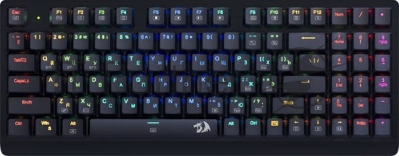 Клавиатура REDRAGON WIRELESS ELF PRO RU RGB 71742 BLACK