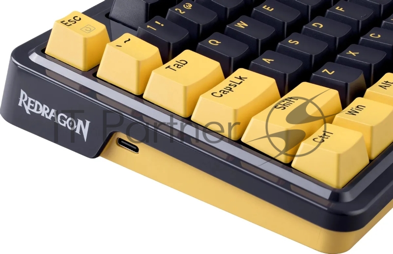 Клавиатура Redragon Elf (71664) проводная, USB, черный/фиолетовый