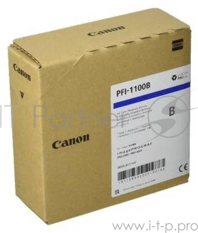 Струйный картридж Canon PFI-1100B (Blue) (0859C001)