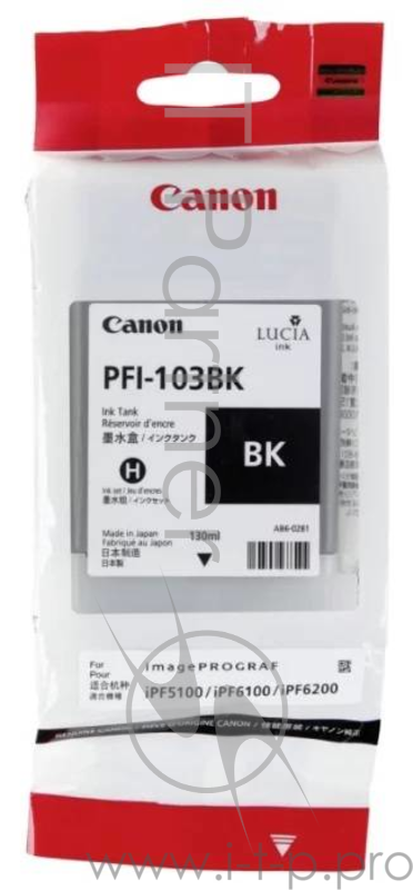 Струйный картридж Canon PFI-103BK Black (2212B001)