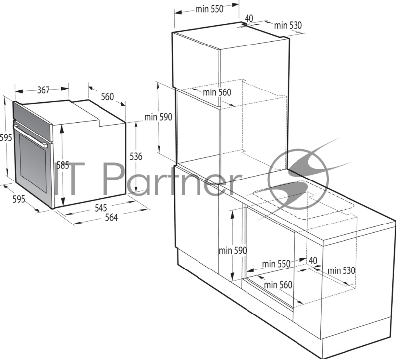 Духовой шкаф Gorenje BOS6737SYB