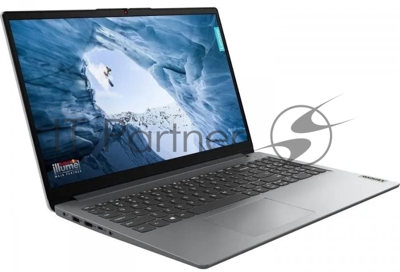 Ноутбук Lenovo IdeaPad 1 15IJL7 серый 82LX00D7PS Celeron N4500 8Gb SSD256Gb Intel UHD Graphics 15.6 TN FHD (1920x1080) noOS grey WiFi BT Cam