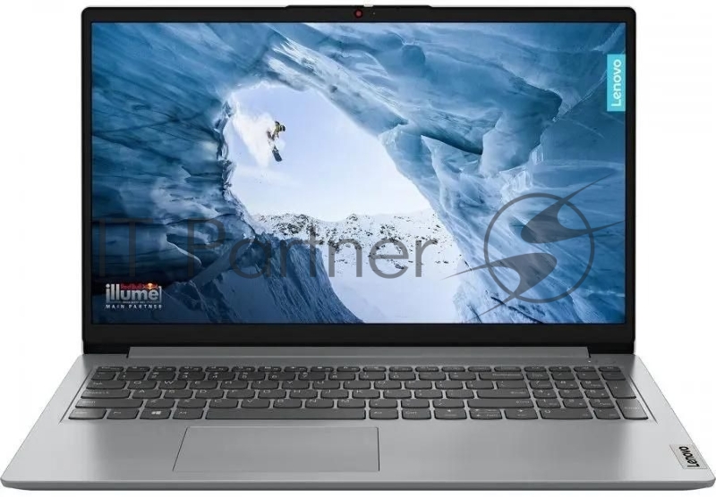 Ноутбук Lenovo IdeaPad 1 15IJL7 серый 82LX00D7PS Celeron N4500 8Gb SSD256Gb Intel UHD Graphics 15.6 TN FHD (1920x1080) noOS grey WiFi BT Cam