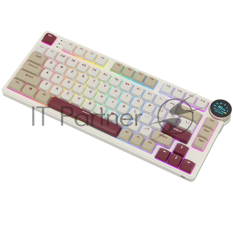 Клавиатура Royal Kludge RK N80 Brown switch/Rosy Clouds