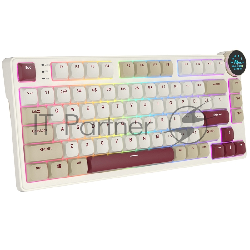 Клавиатура Royal Kludge RK N80 Brown switch/Rosy Clouds