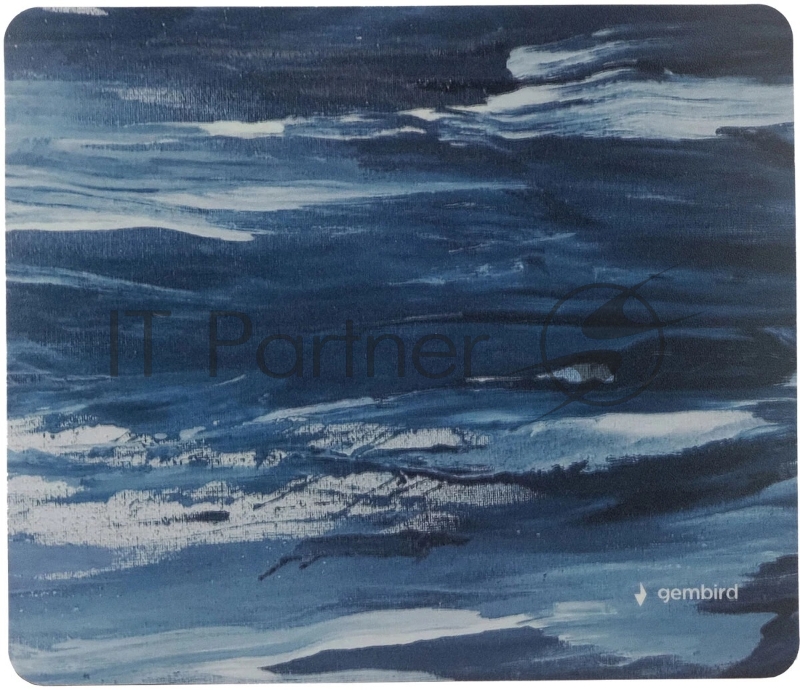 Коврик для мыши Gembird MP-ART34, волны абстракция, 229х195х2мм, вспененный ПВХ+пластик, пакет