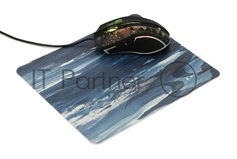 Коврик для мыши Gembird MP-ART34, волны абстракция, 229х195х2мм, вспененный ПВХ+пластик, пакет