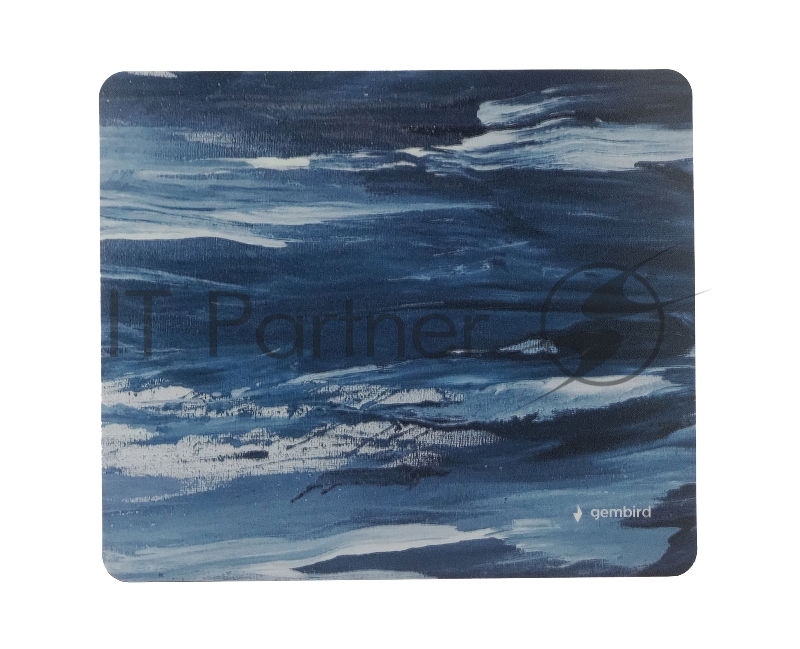 Коврик для мыши Gembird MP-ART34, волны абстракция, 229х195х2мм, вспененный ПВХ+пластик, пакет