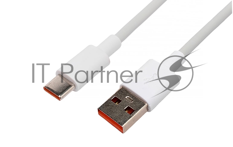 Кабель USB2.0 Cablexpert CC-USB2-AMCM-66W-1M-W, AM/Type-C, 6A, 66Вт, QC3.0, 1м, медь, белый, пакет