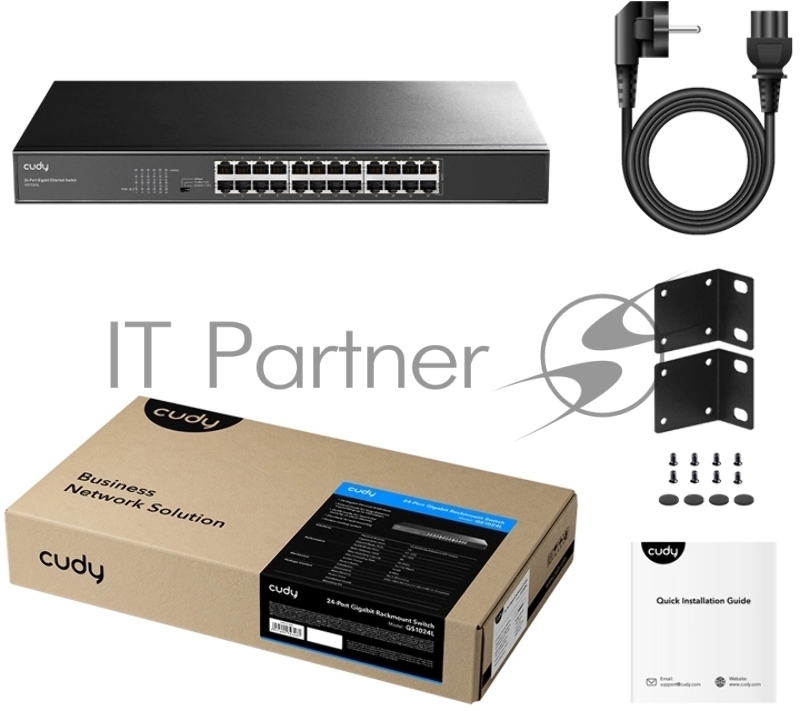 Коммутатор Cudy GS1024L (L2) 24x1Гбит/с неуправляемый