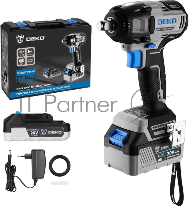 Винтоверт Deko DKIS аккум. патрон:квад.1/2 (кейс в комплекте) (085-1124)
