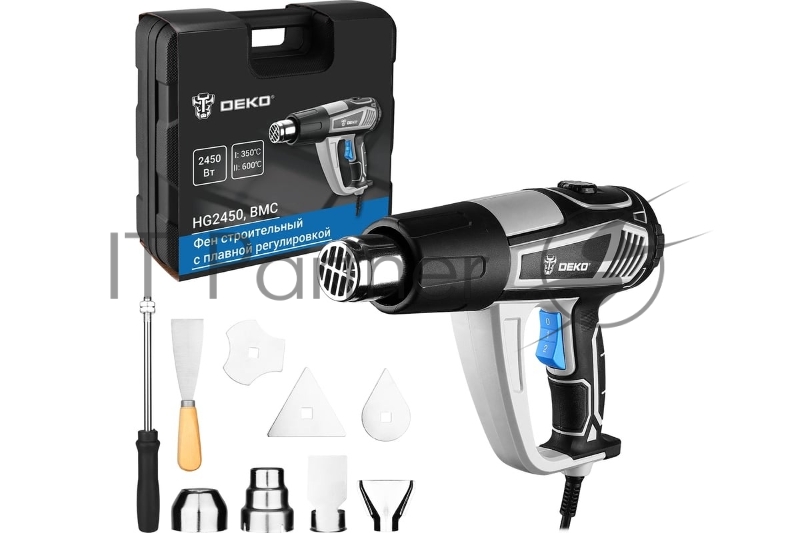 Технический фен Deko HG2450 2450Вт темп.350/600С (085-1130)