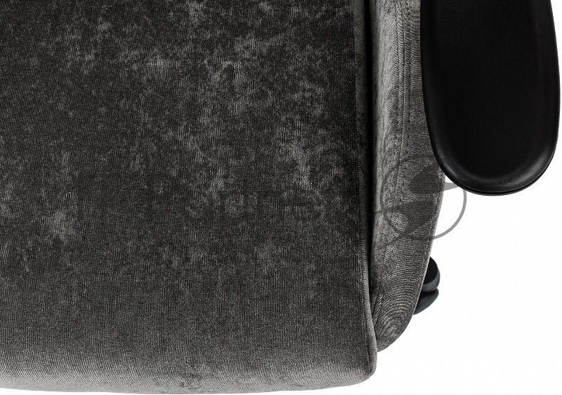 Кресло игровое Zombie Ghost Fabric серый Light-19 крестов. пластик