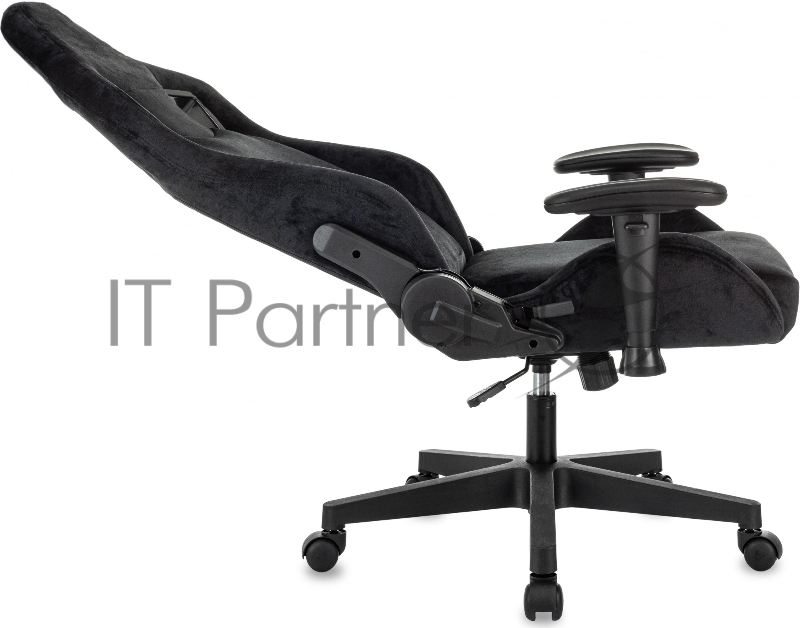 Кресло игровое Zombie Ghost Fabric черный Light-20 крестов. пластик