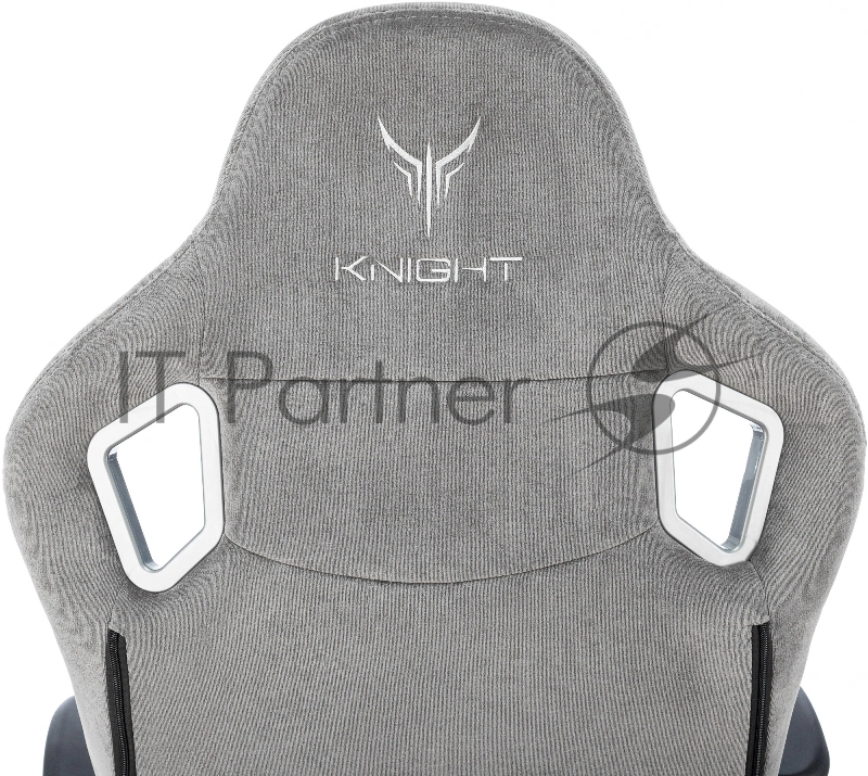 Кресло игровое Knight Outrider серый Light-19 крестов. металл