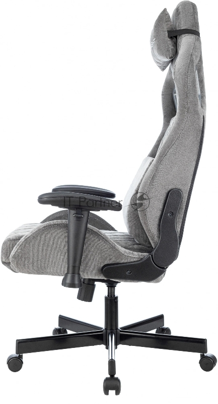 Кресло игровое Knight Outrider серый Light-19 крестов. металл