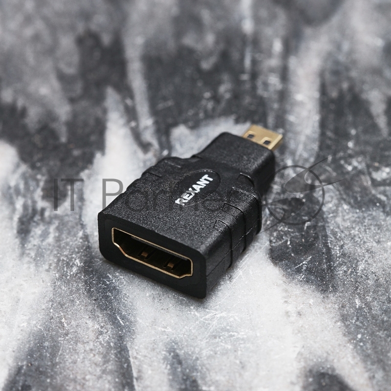 Переходник Rexant (17-6815) ПЕРЕХОДНИК гн.HDMI - шт.Micro HDMI GOLD