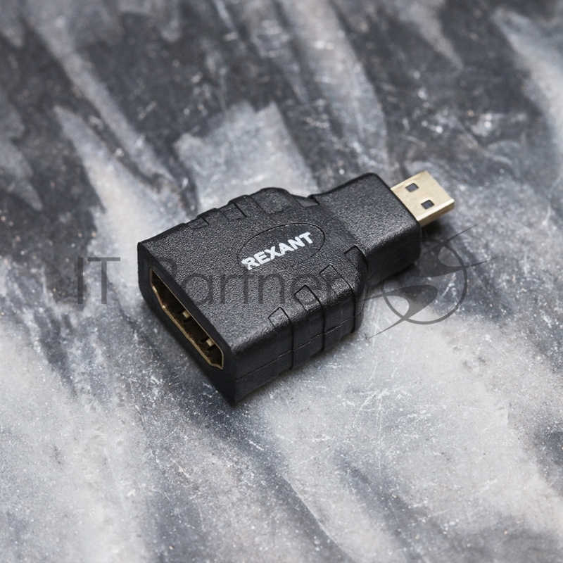 Переходник Rexant (17-6815) ПЕРЕХОДНИК гн.HDMI - шт.Micro HDMI GOLD