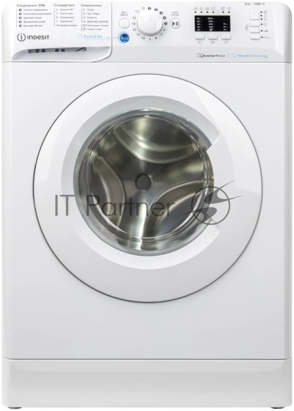 Стиральная машина Indesit BWSA 5109 WWV класс: A загр.фронтальная макс.:5кг белый