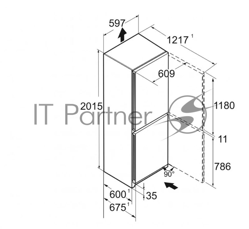 Холодильник CBNsfc 572i-22 001 LIEBHERR