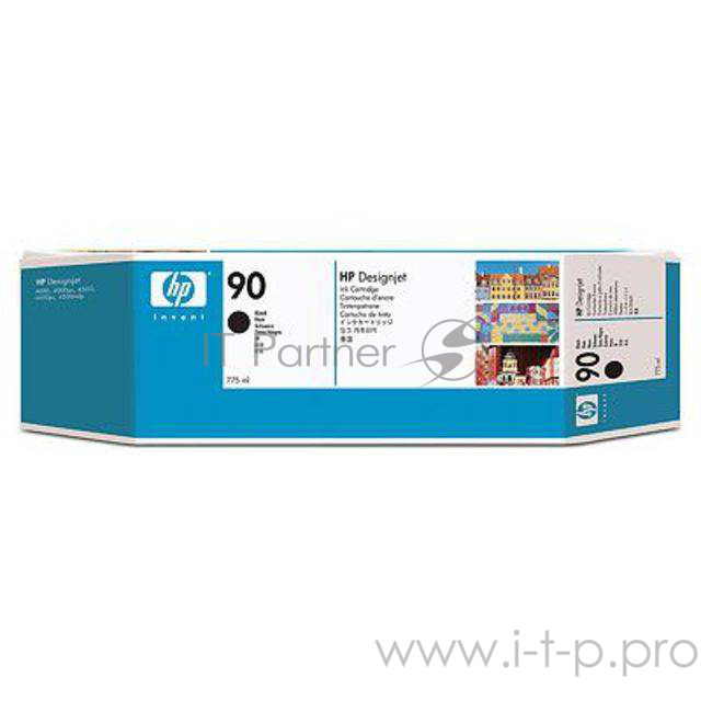 Картридж струйный HP №90 C5059A черный для HP DJ 4000/4500 (775мл)