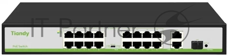 Коммутатор Tiandy TC-P3S019 Spec:H/1621/AT/180