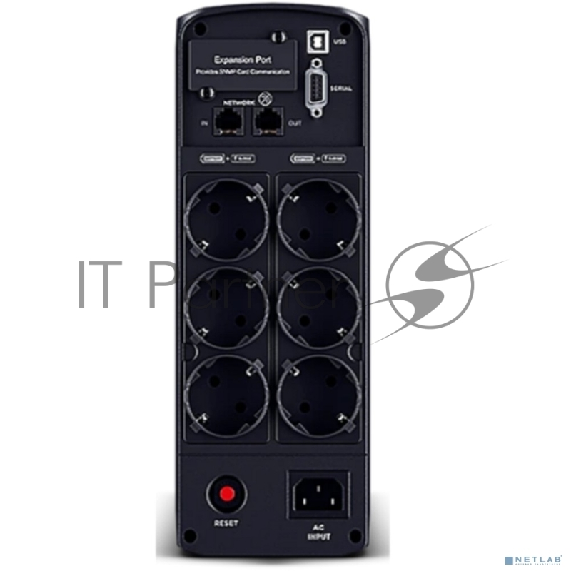 Источник бесперебойного питания Cyberpower CP1600EPFCLCD Line-Interactive 1600VA/100W USB/RS-232/RJ11/45 (6 EURO)