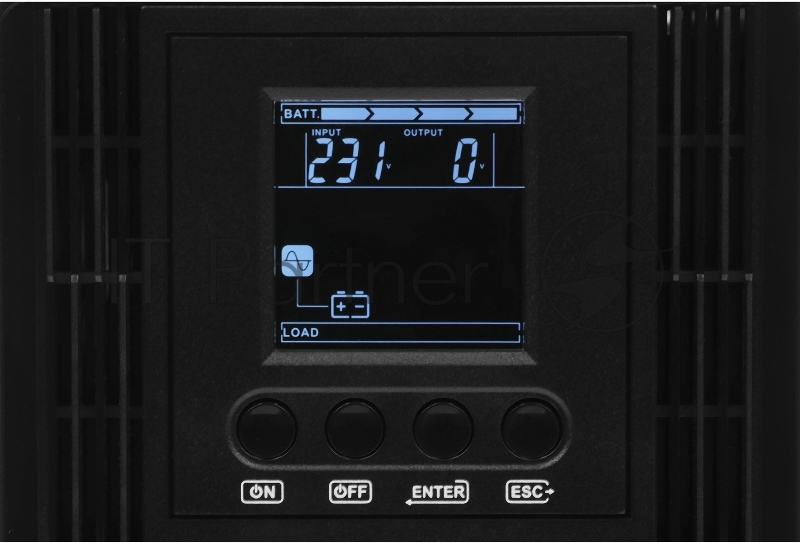 Источник бесперебойного питания Ippon Innova TBE 1000 900Вт 1000ВА черный