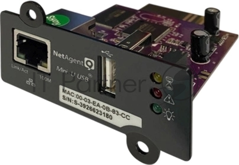 Адаптер SNMP Powercom DS807 10M/100M 1-port Internal NetAgent USB