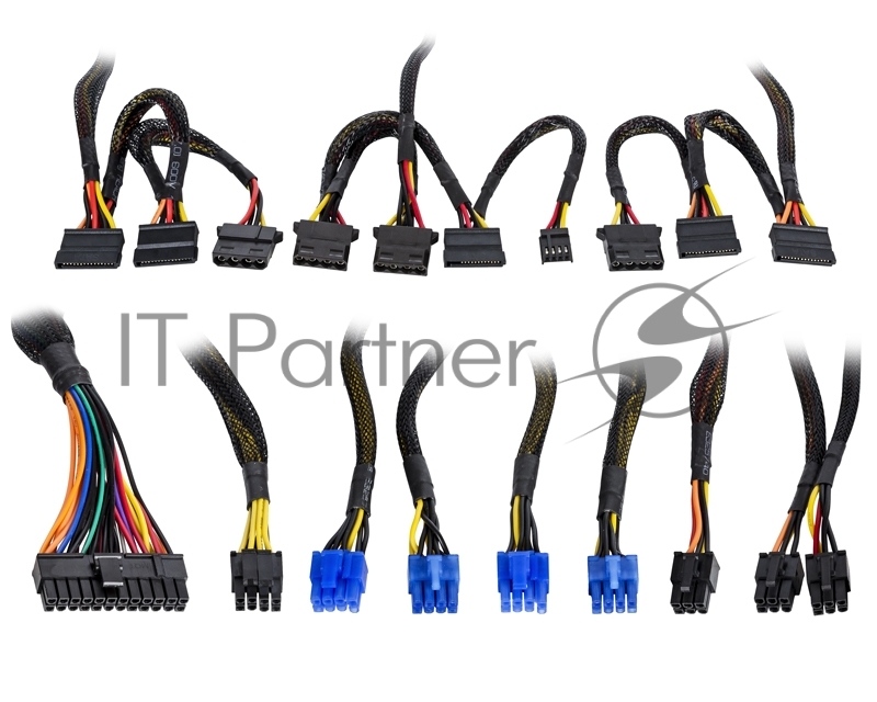 Блок питания Exegate 1000PPX, 1000Вт, 120мм, черный