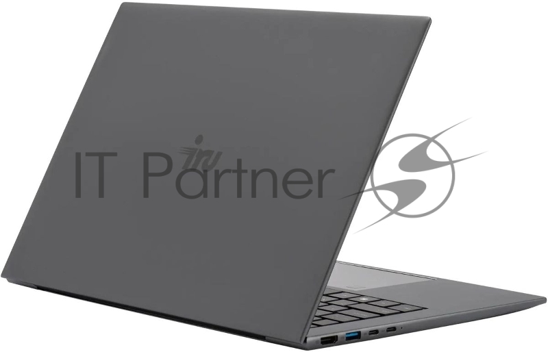Ноутбук IRU Planio 14INPR N-series N100 16Gb SSD512Gb Intel UHD Graphics 14 IPS FHD (1920x1080) Windows 11 Professional grey WiFi BT Cam 5000mAh (2078485)