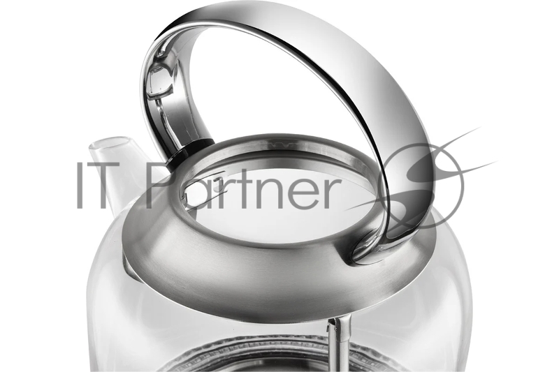 Чайник электрический Redmond KG221 1.5л. 2200Вт серебристый матовый корпус: стекло/сталь