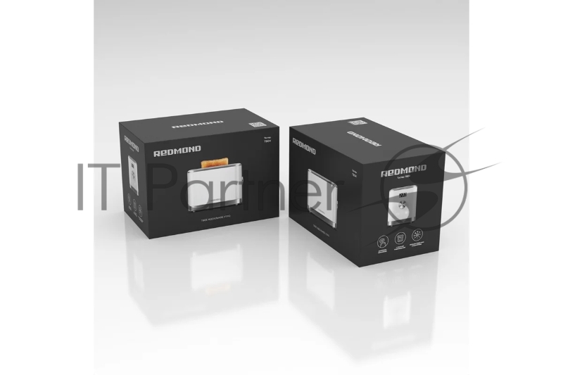 Тостер Redmond T904 900Вт белый/серебристый