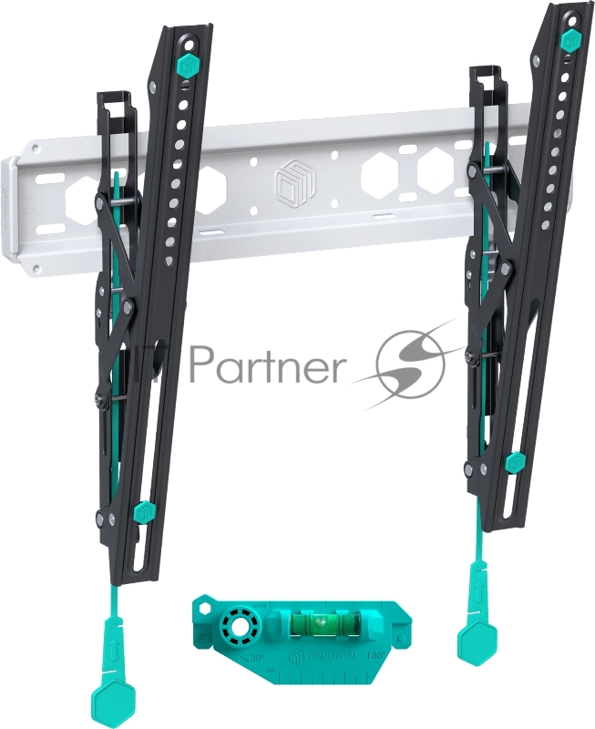 Кронштейн для телевизора Onkron TM5-BW черный/белый 32-70 макс.60кг настенный наклон