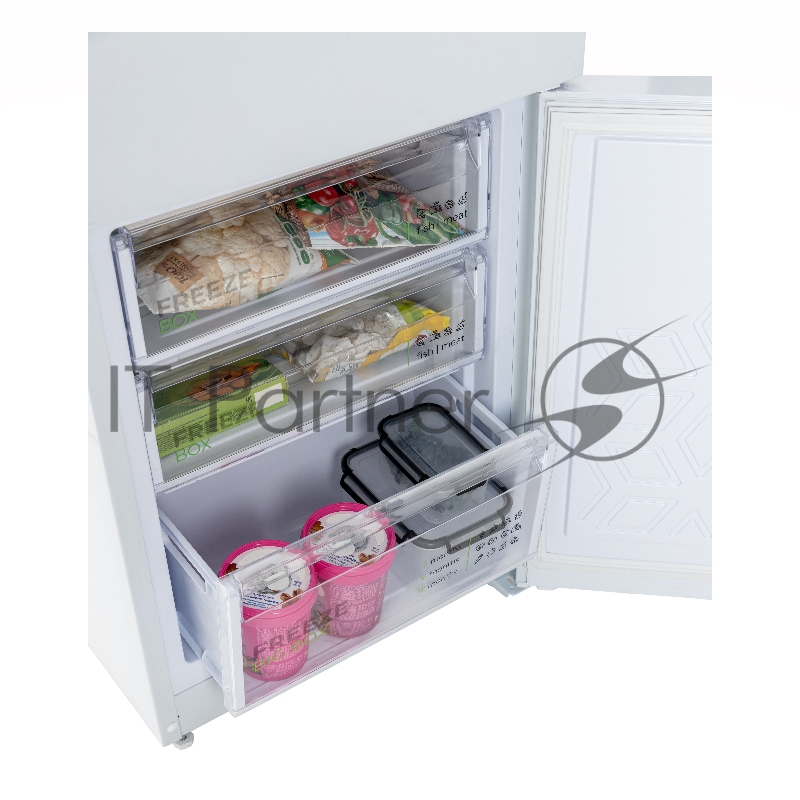 Холодильник Бирюса 6133 белый двухкамерный 210/100 л морозилка снизу, аавтоматическое оттаивание