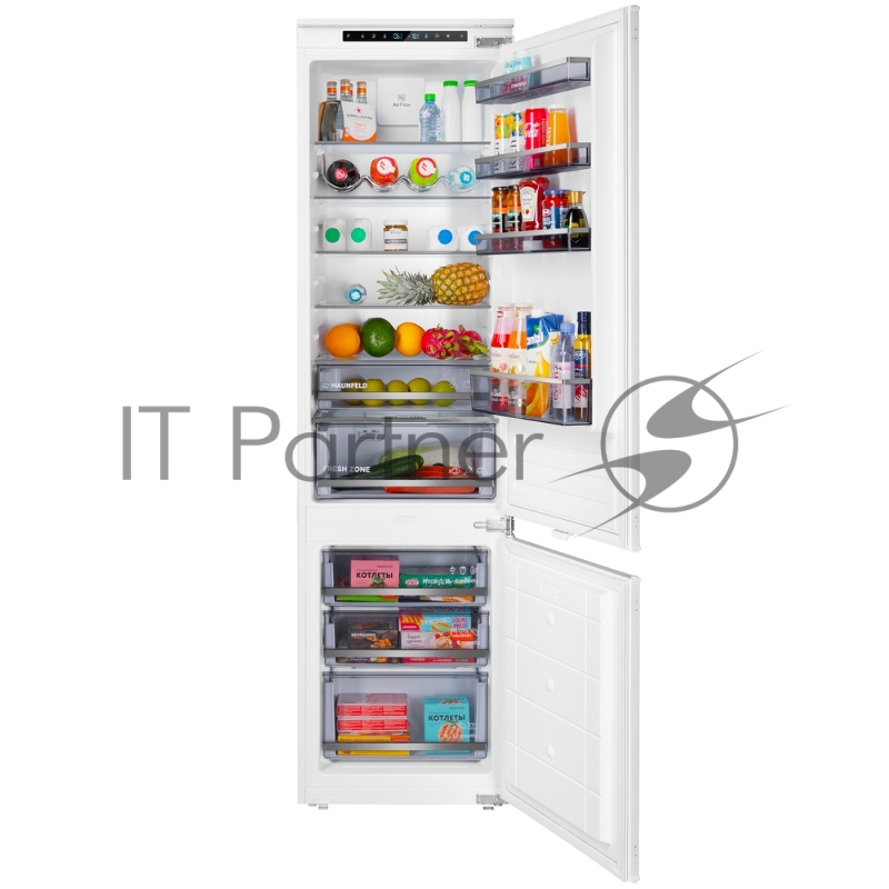 Холодильник-морозильник встраиваемый MAUNFELD MBF193SLFWGR Inverter